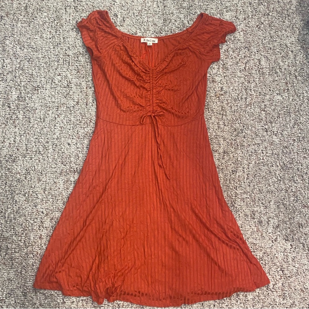 Orange dress